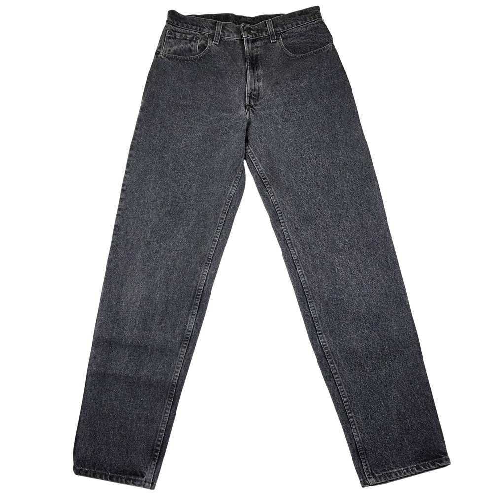 Levi Strauss & Co Mens 550 Jeans Black Wash Relaxed Fit Denim Size 32x30 - Picture 4 of 12